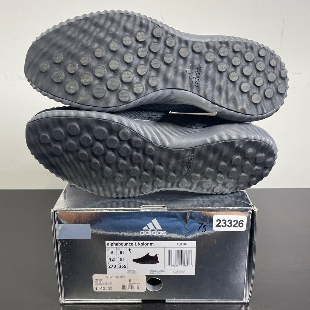 adidas Alphabounce 1 Kolor Black 9 (Moderately Worn Pre-Owned)adidasCore Black/Grey Five/Energy Ink - Image 5