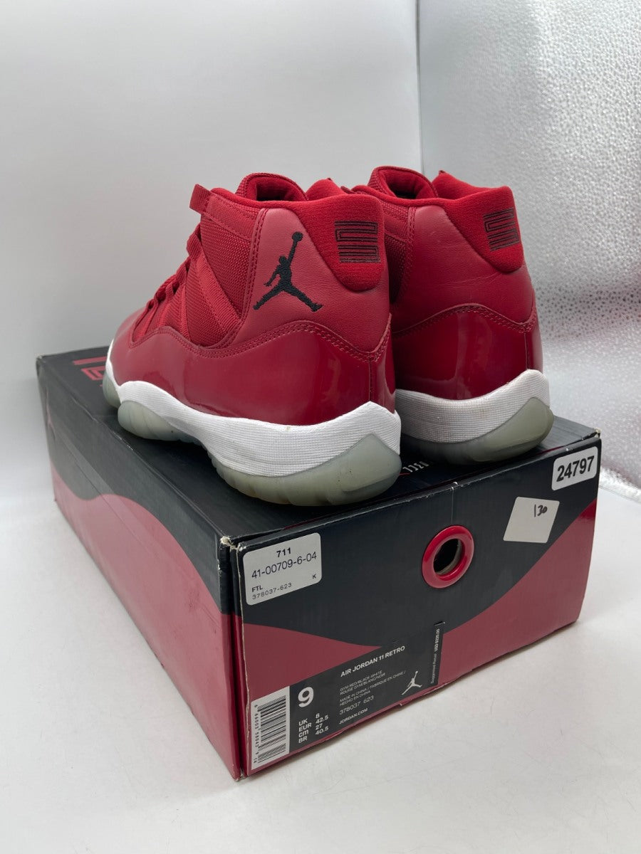 Jordan 11 Retro Win Like 96 9 (Moderately Worn Pre-Owned)JordanGym Red/Black-White - Image 4