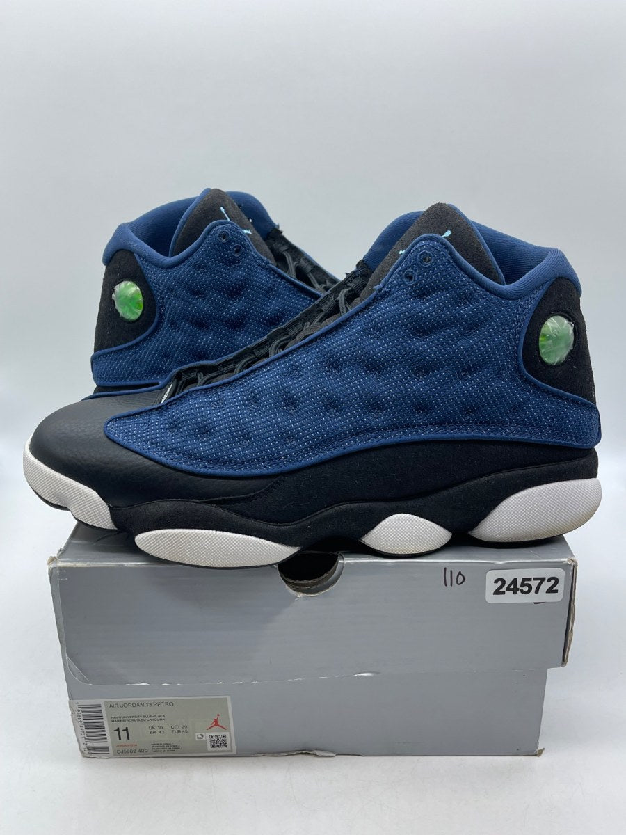 Jordan 13 Retro Brave Blue 11 (Moderately Worn Pre-Owned)JordanNavy/Black/White/University Blue - Image 1