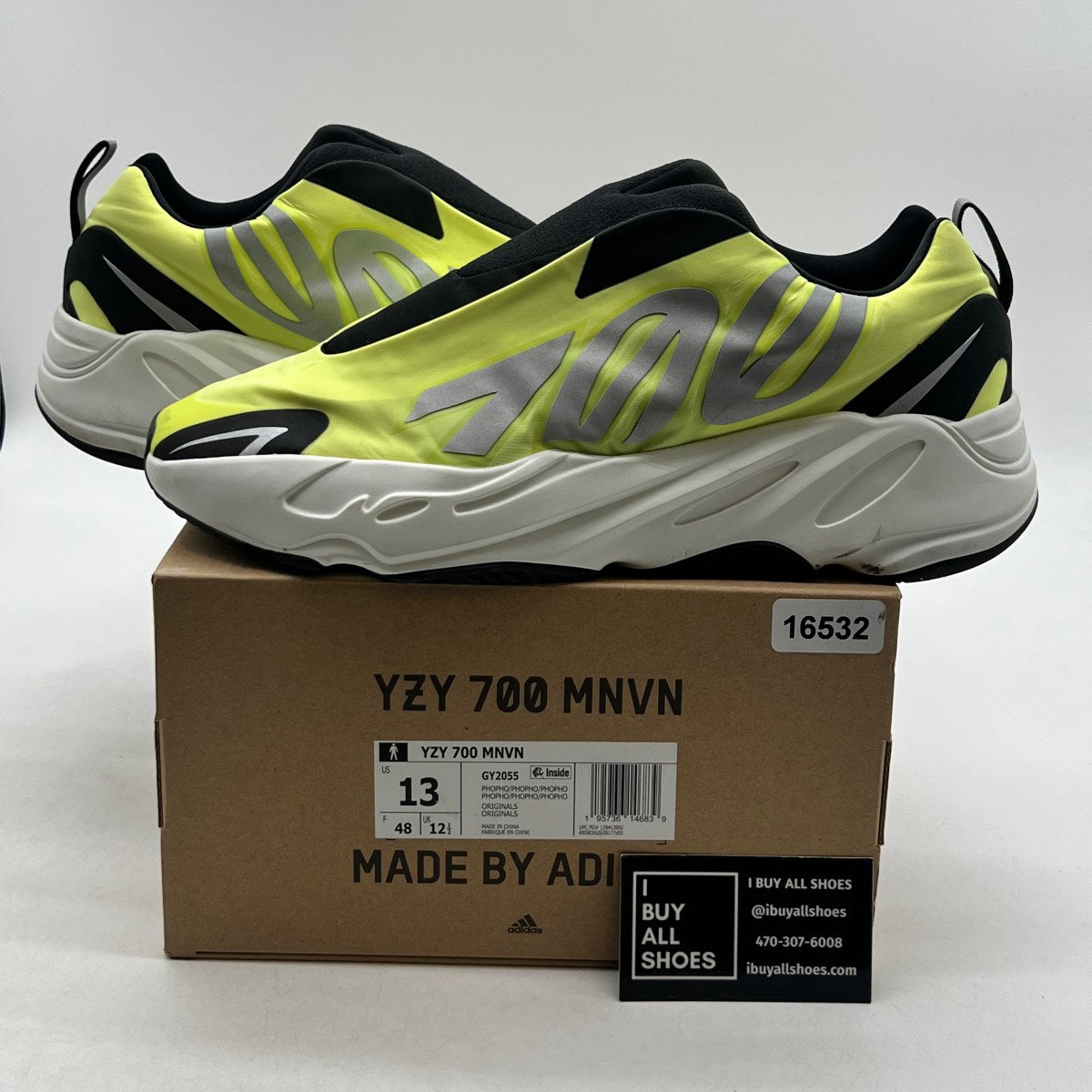 adidas Yeezy Boost 700 MNVN Laceless Phosphor - Image 1