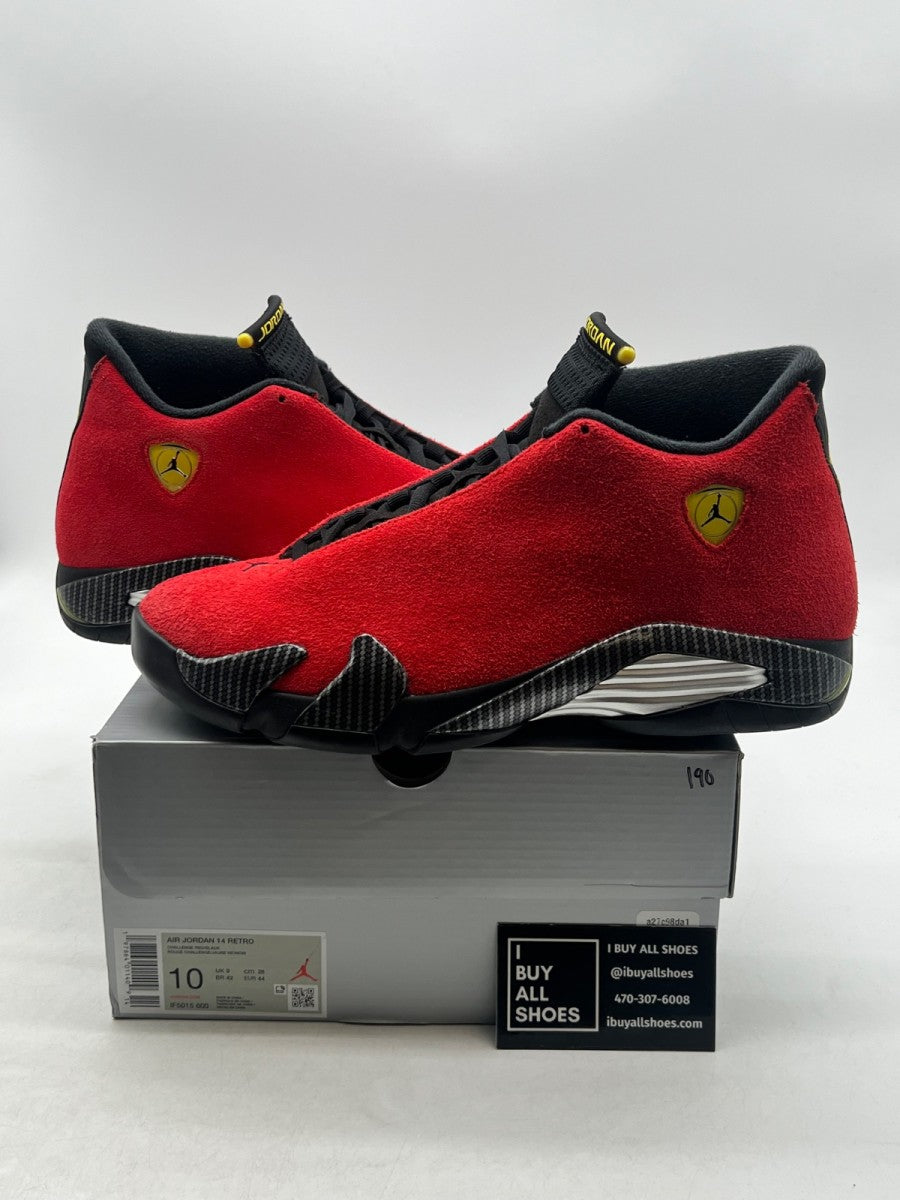 Jordan 14 Retro Ferrari (2025) 10 (Lightly Worn Pre-Owned) - Image 1