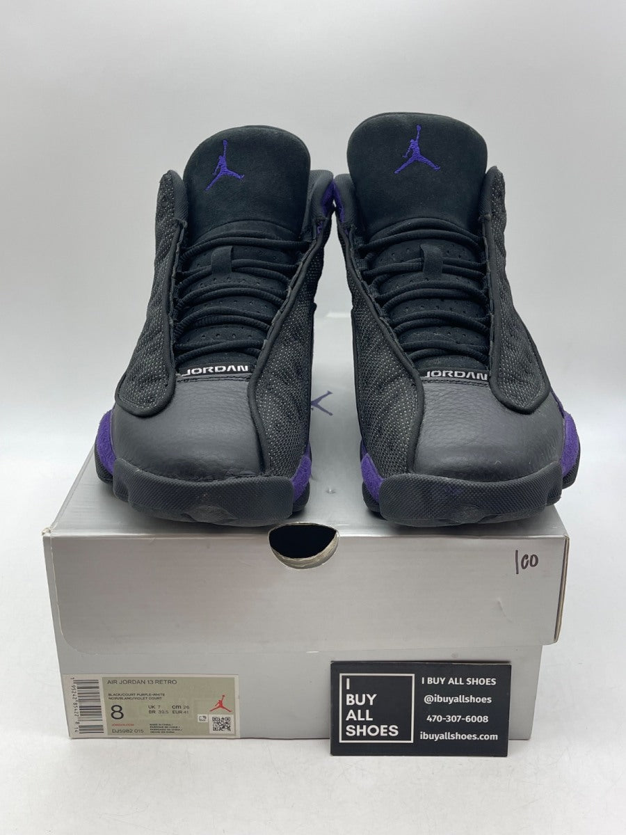 Jordan 13 Retro Court Purple 8 (Moderately Worn Pre-Owned) - Image 2