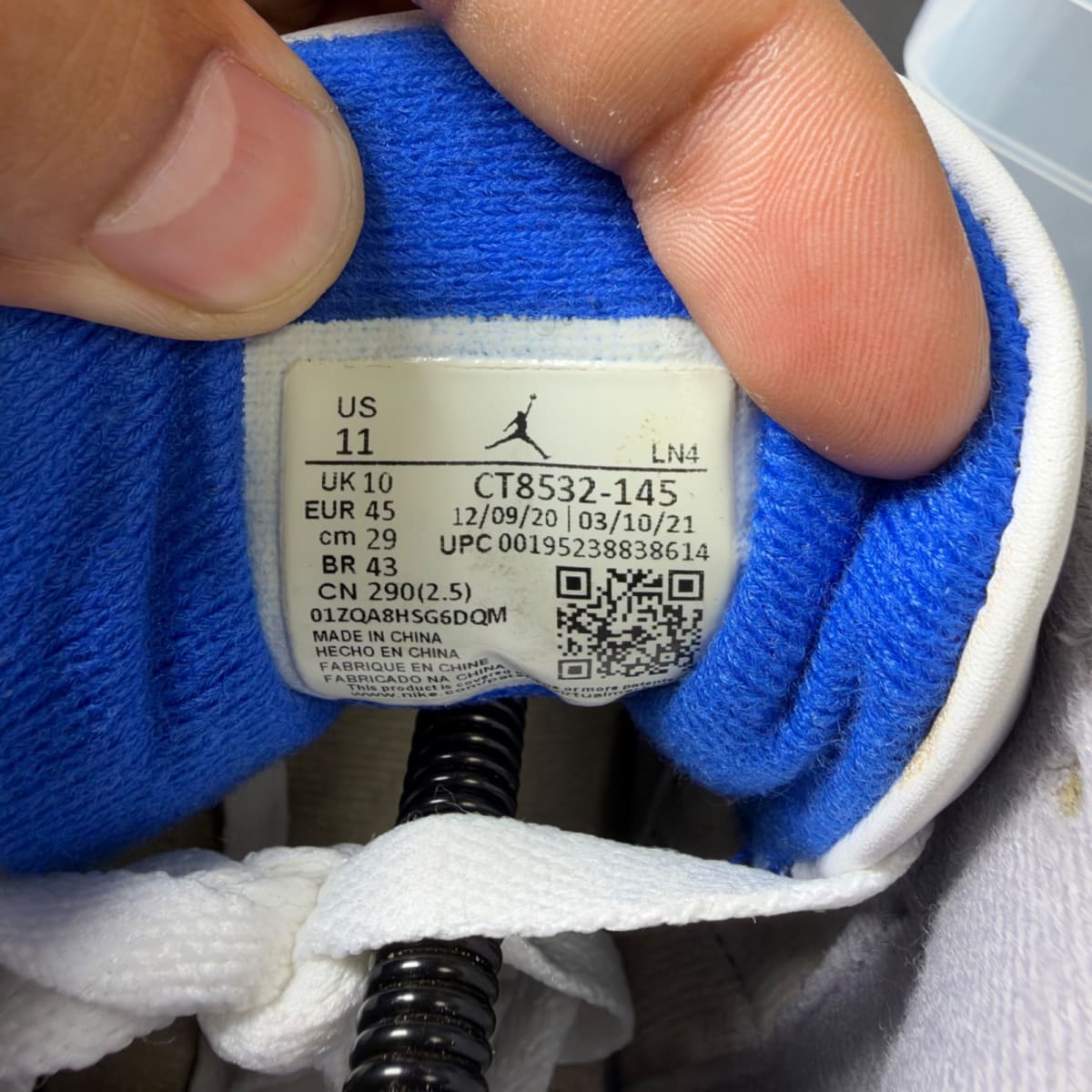 Jordan 3 Retro Racer Blue (Size 11) - aux