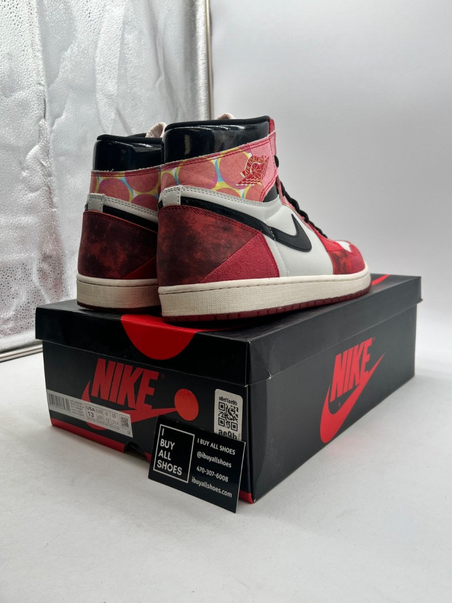 Jordan 1 Retro High OG Spider-Man Across the Spider-Verse 13 (Lightly Worn Pre-Owned) - Image 5