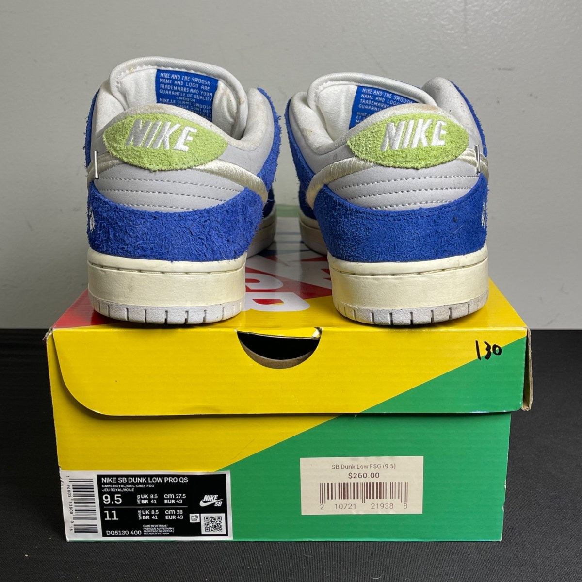 Nike SB Dunk Low Pro Fly Streetwear Gardenia (Size 9.5) - Image 4
