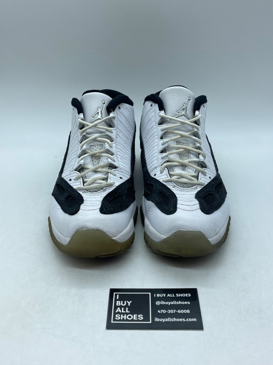 Air Jordan 11 Retro Low IE 'White Black' 9 (Moderately Worn Pre-Owned) - Image 2