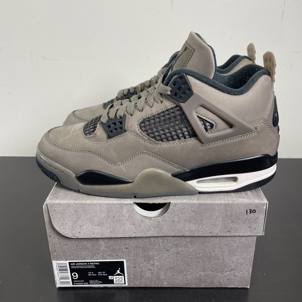 Jordan 4 Retro Cave Stone 9 (Moderately Worn Pre-Owned)JordanCave Stone/Black/Moon Particle - Image 3