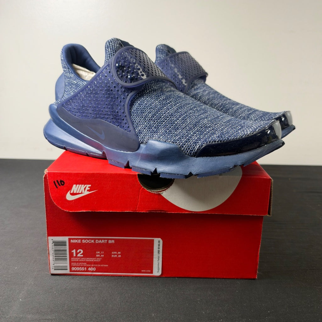 Nike Sock Dart Br Midnight Navy/Midnight Navy (Size 12) - Image 1