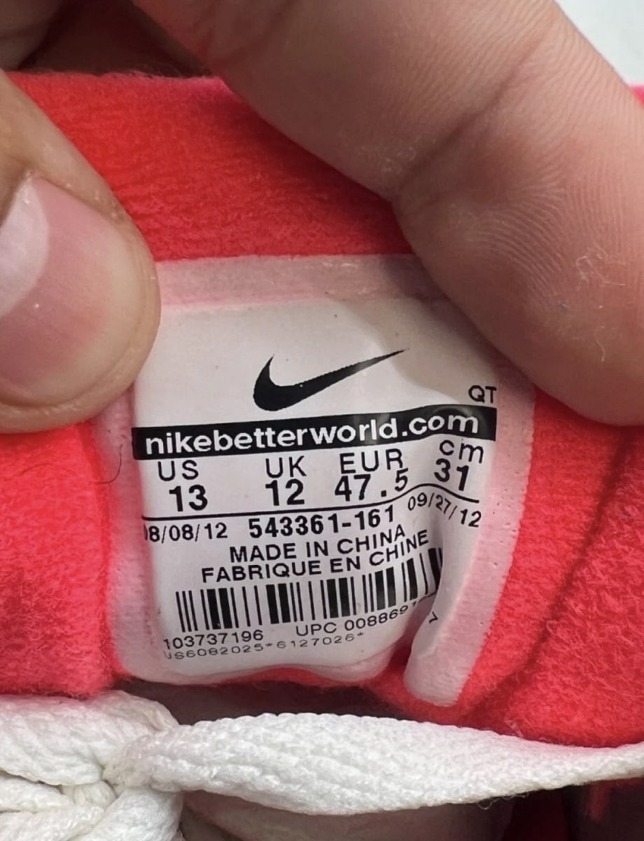 Nike Air Max 90 Infrared Vintage (2013) 13 (Moderately Worn Pre-Owned)NikeSail/Cool Grey-Medium Grey-Infrared - Image 9