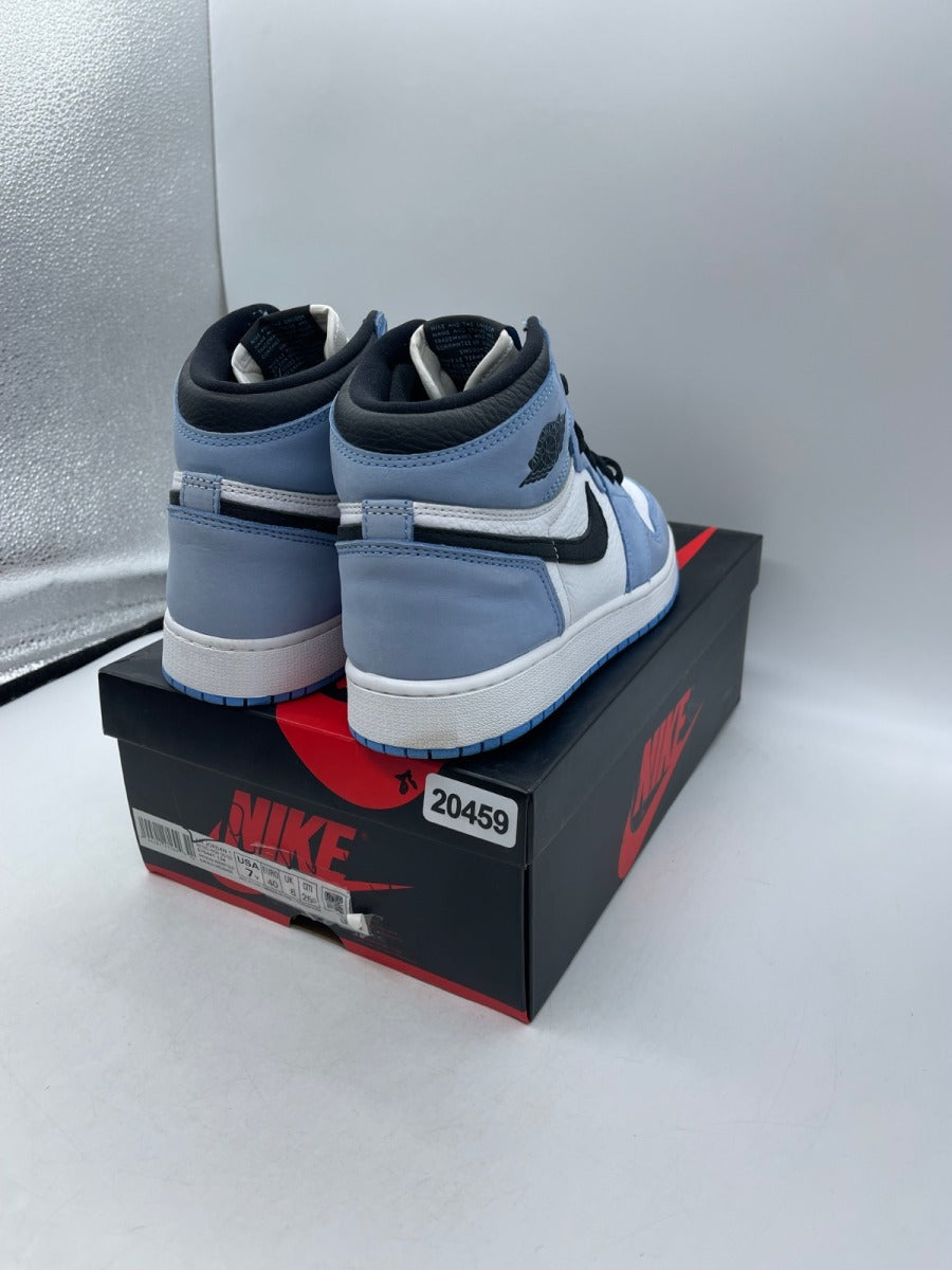 Jordan 1 Retro High OG University Blue (GS) 7Y (Moderately Worn Pre-Owned) - Image 5