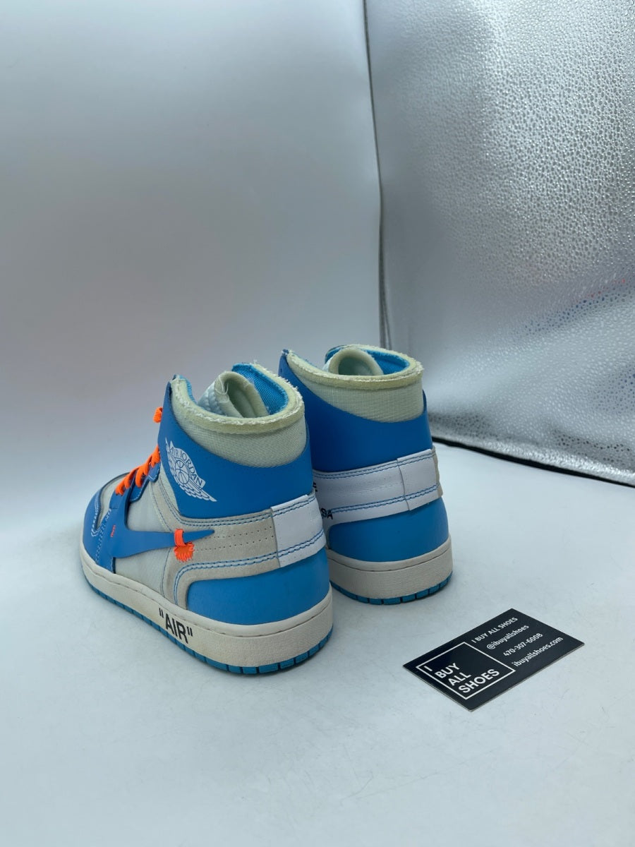 Jordan 1 Retro High Off-White University Blue 10 (Lightly Worn Pre-Owned) - Image 4
