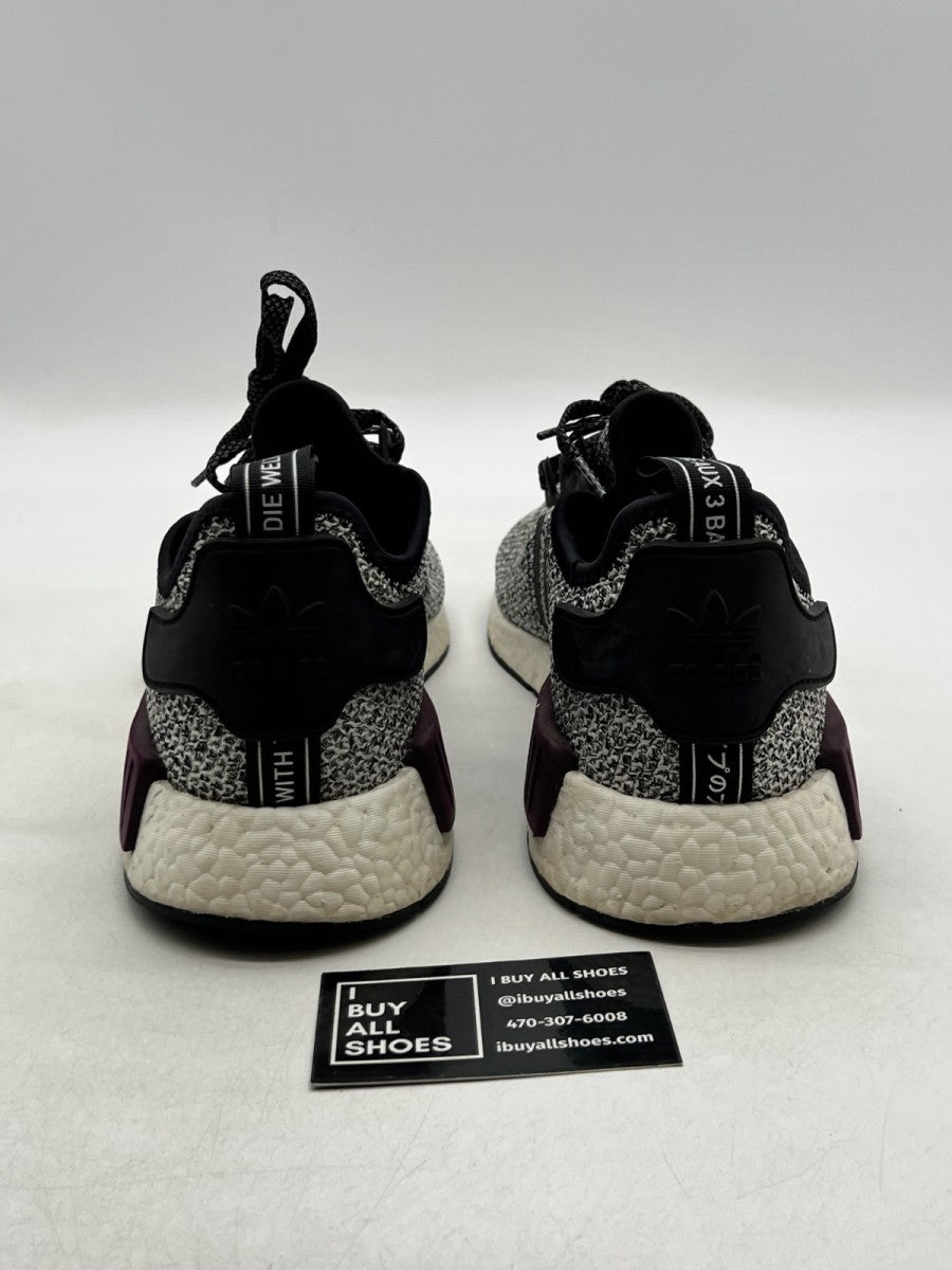 adidas NMD R1 Champs Burgundy Grey 13 (Moderately Worn Pre-Owned) - Image 3
