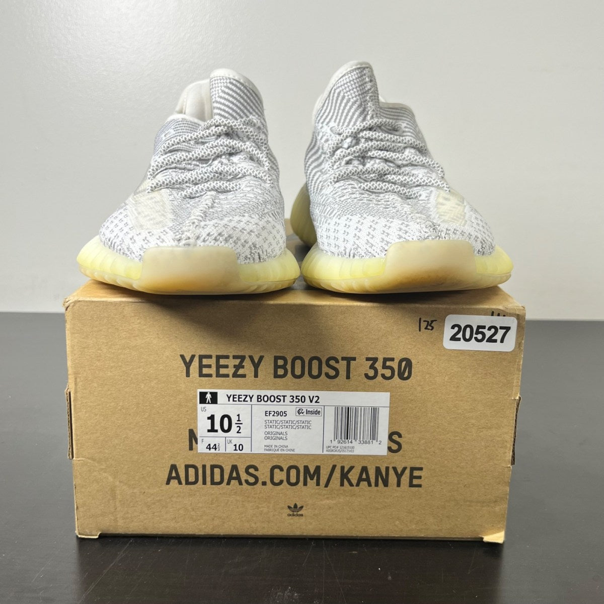 adidas Yeezy Boost 350 V2 Static (Non-Reflective) 10.5 (Lightly Worn Pre-Owned)adidasStatic/Static/Static - Image 2