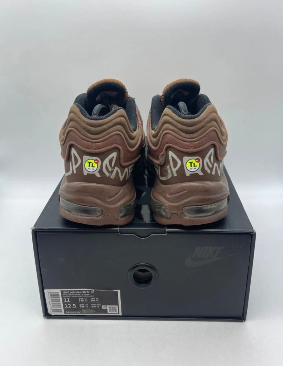 Nike Air Max 98 TL Supreme Brown 11 (Lightly Worn Pre-Owned)NikeBrown/Brown - Image 3