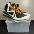 Nike LeBron 9 Miami Hurricanes (Size 12) - aux