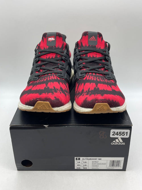 adidas Ultra Boost Nice Kicks No Vacancy 14 (Moderately Worn Pre-Owned)adidasBold Red/Core Black/Core Black - Image 2