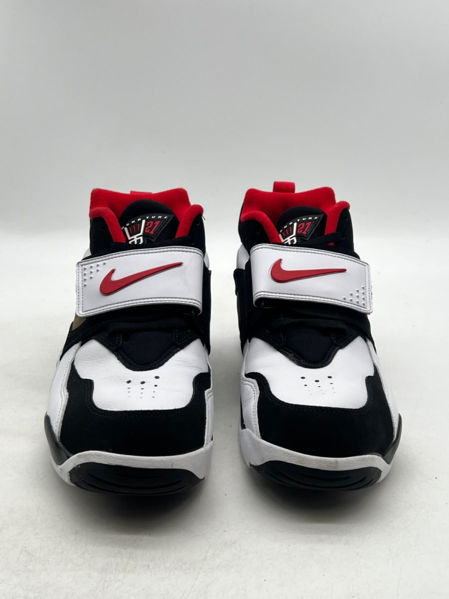 Nike Air Diamond Turf 49ers (2025) 13 (Lightly Worn Pre-Owned)NikeWhite/Fire Red/Black/Metallic Gold - Image 2