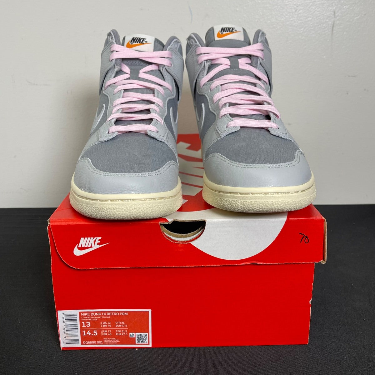 Nike Dunk High Premium Certified Fresh Particle Grey 13 (Moderately Worn Pre-Owned)Nike - Image 2