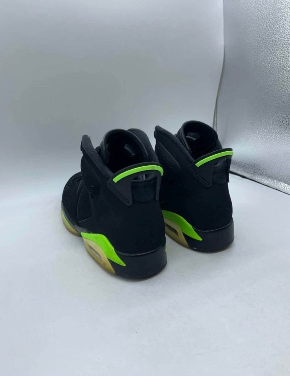 Jordan 6 Retro Electric Green 11 (Moderately Worn Pre-Owned)JordanBlack/Electric Green - Image 4