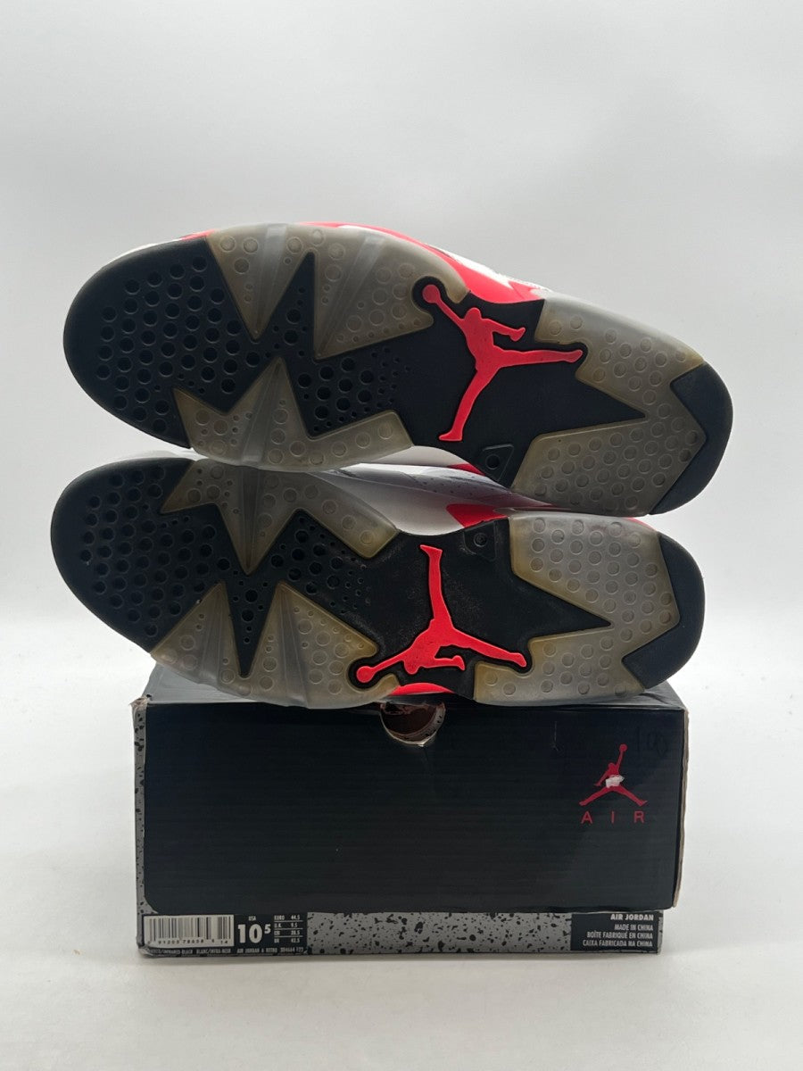 Jordan 6 Retro Infrared White (2014) 10.5 (Moderately Worn Pre-Owned)JordanWhite/Infrared - Image 8