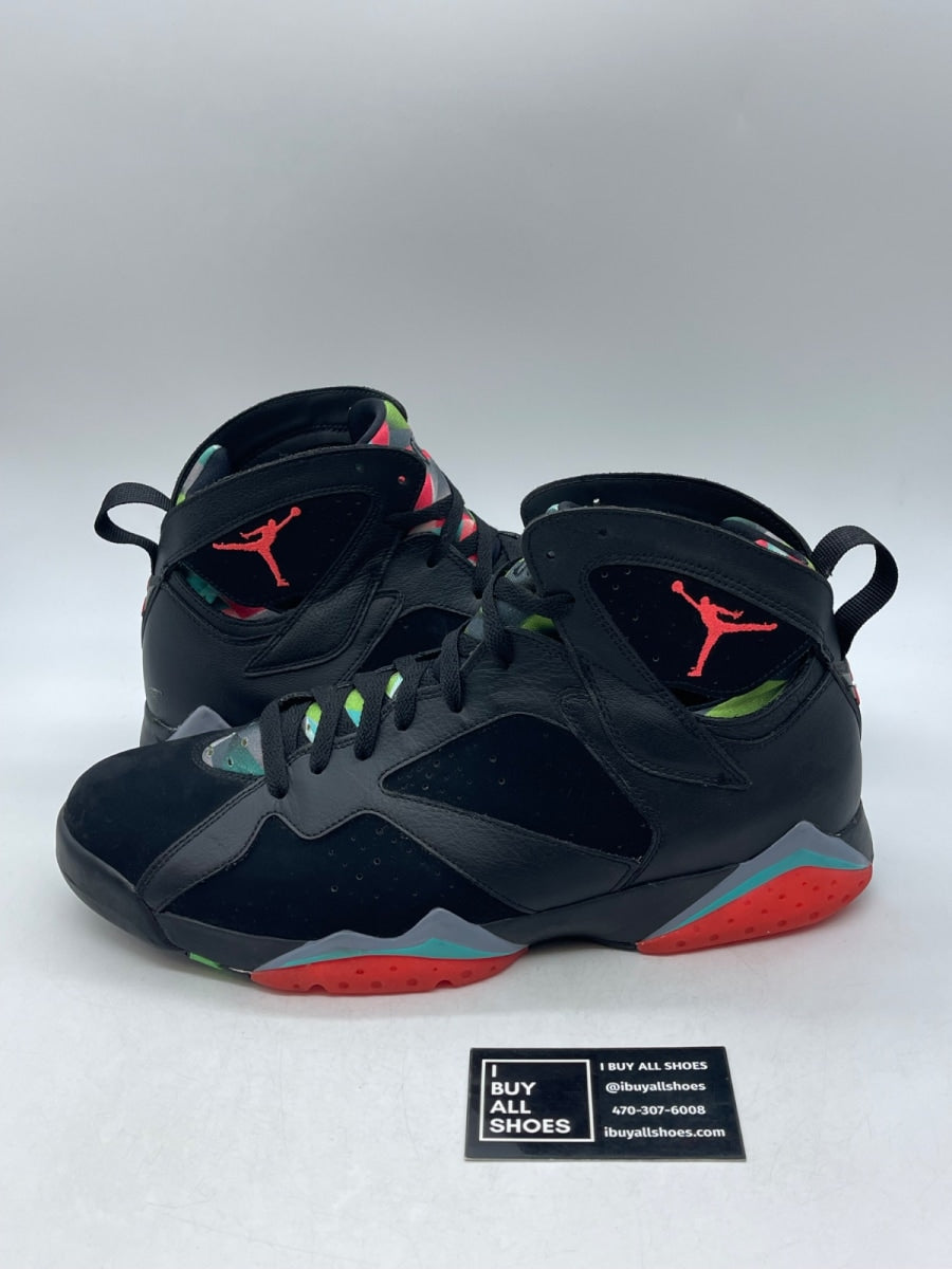 Jordan 7 Retro Barcelona Nights 13 (Heavily Worn Pre-Owned) - Image 1