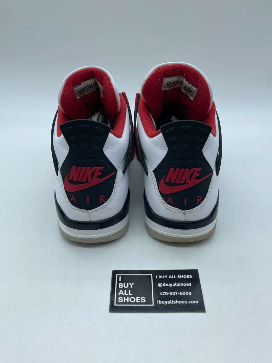 Jordan 4 Retro Fire Red (2020) 10 (Moderately Worn Pre-Owned) - Image 3
