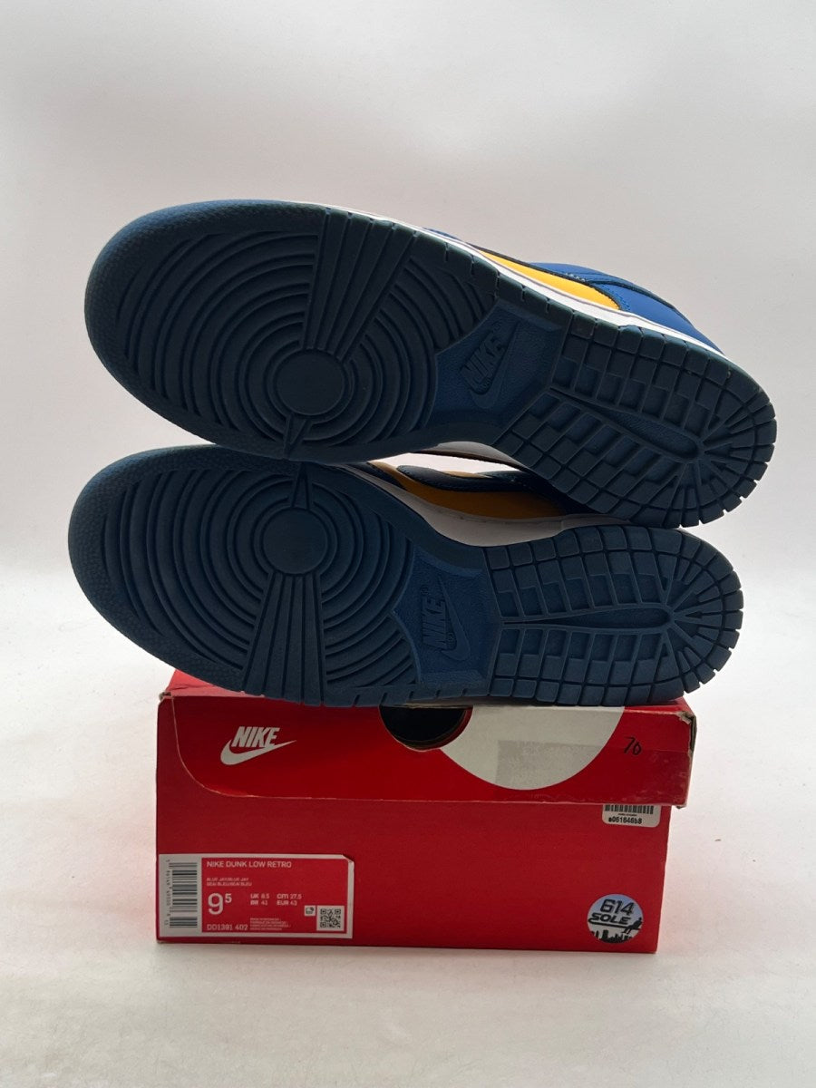 Nike Dunk Low UCLA 9.5 (Moderately Worn Pre-Owned)NikeBlue Jay/University Gold-White - Image 8