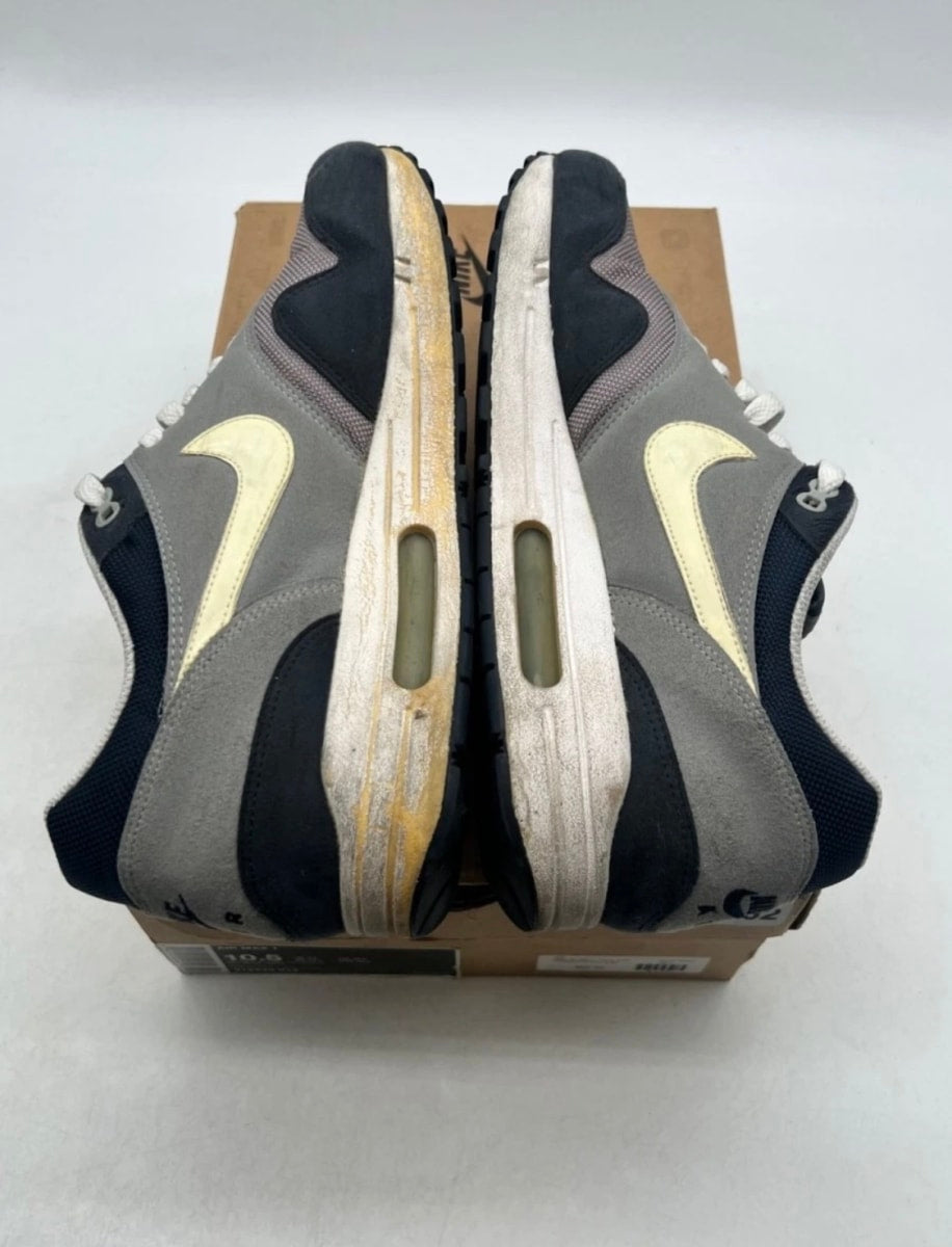 Nike Air Max 1 'Dark Grey Obsidian' 10.5 (Heavily Worn Pre-Owned)Nike - Image 9