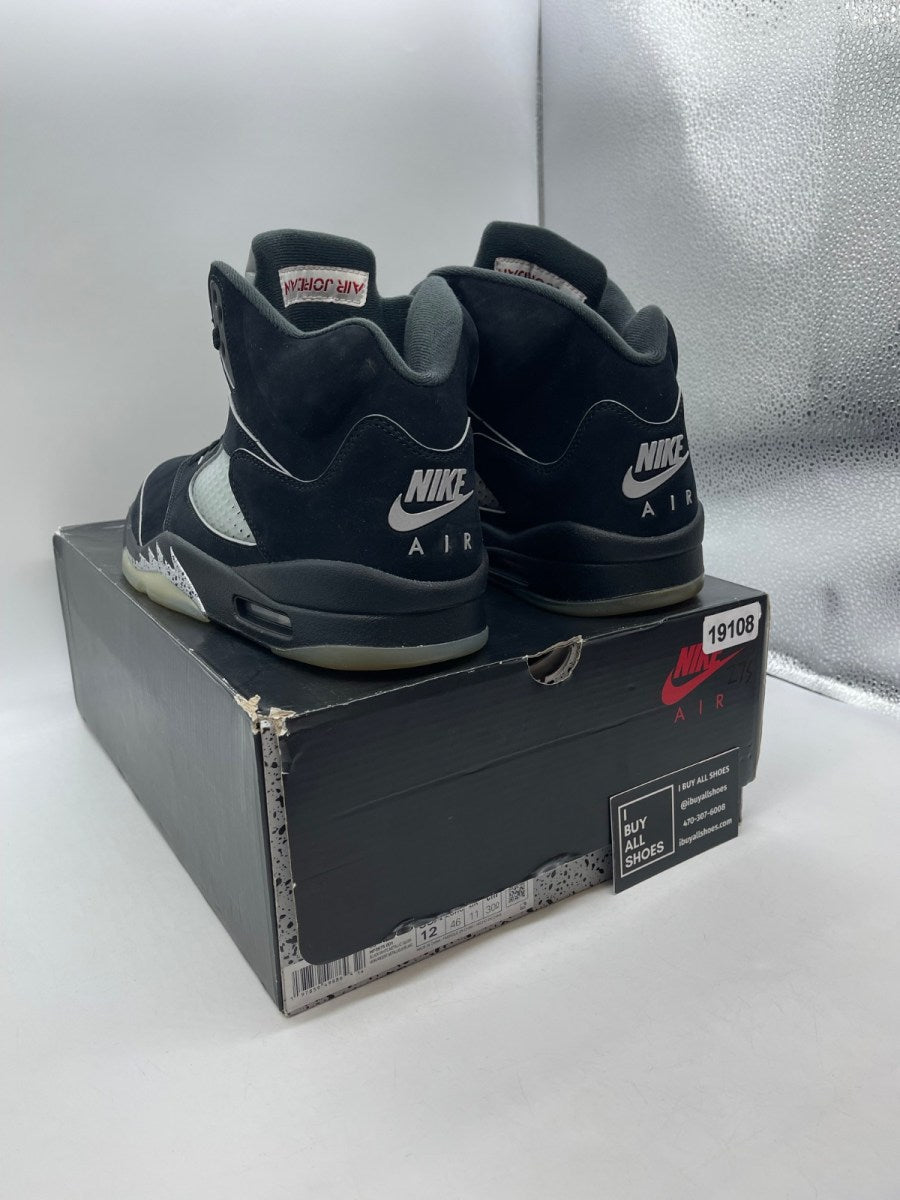 Jordan 5 Retro OG Black Metallic Reimagined 12 (Moderately Worn Pre-Owned) - Image 4