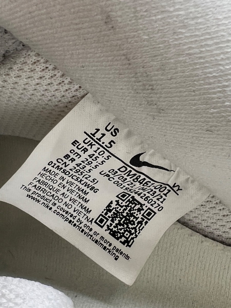 Nike Air Force 1 Low SP Undefeated 5 On It Dunk vs. AF1 11.5 (Moderately Worn Pre-Owned)NikeGrey Fog/ Imperial Blue - Image 7