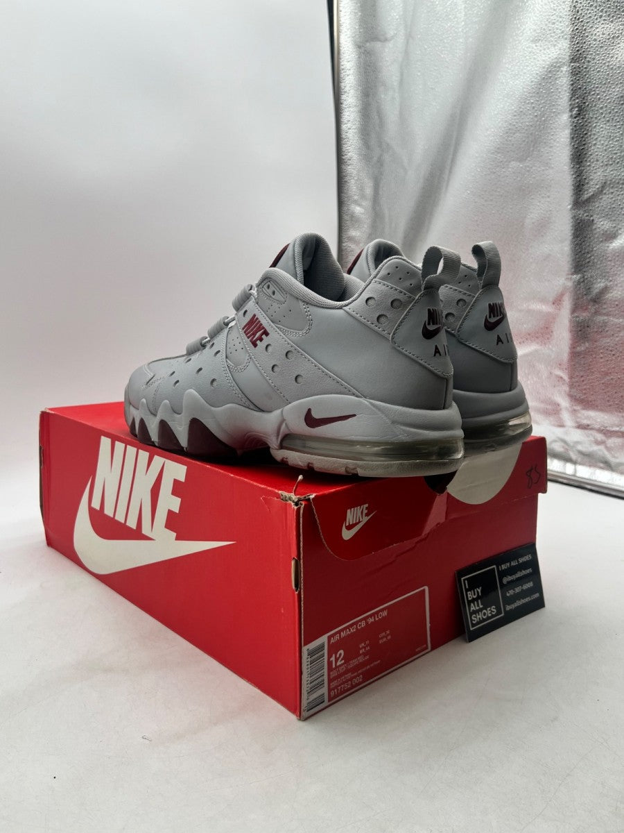 Nike Air Max 2 CB '94 Low Wolf Grey Team Red 12 (Lightly Worn Pre-Owned) - Image 4