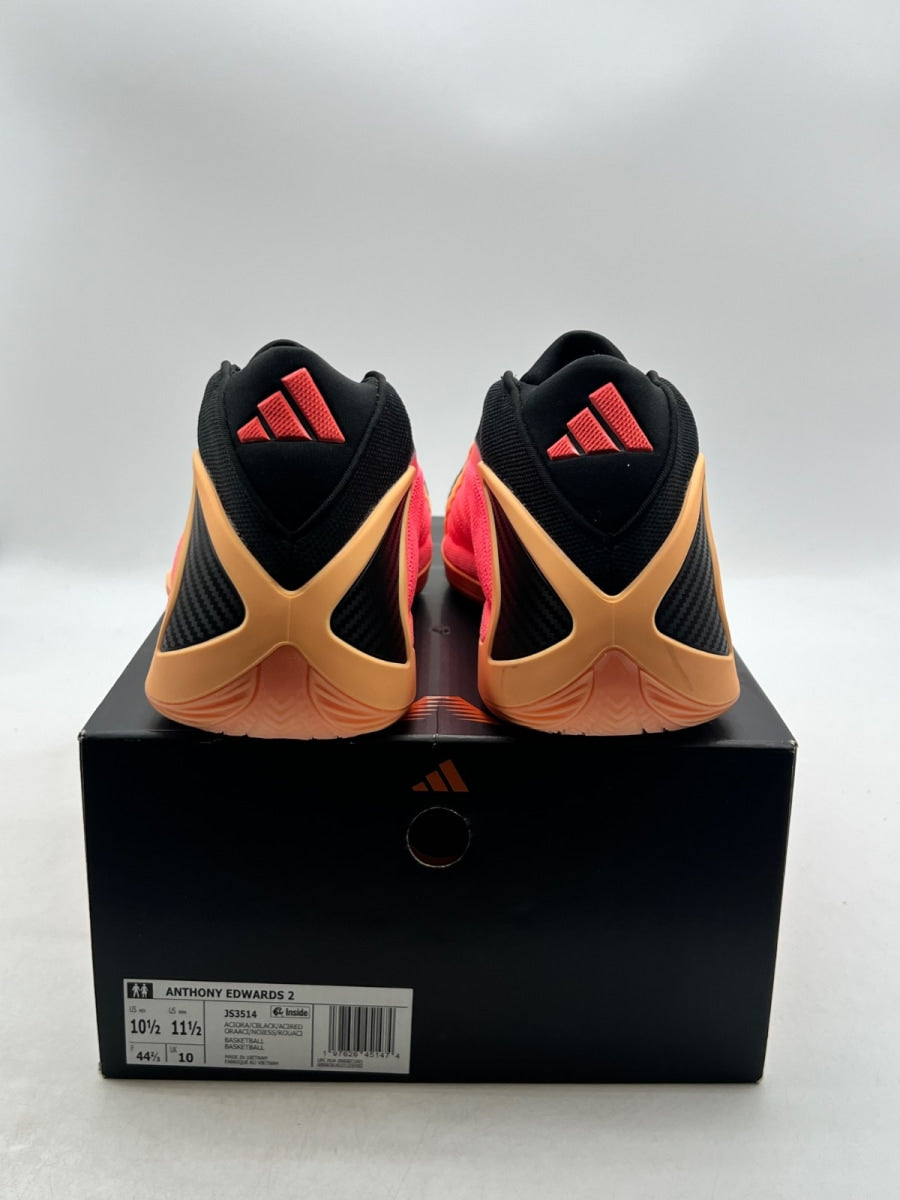 adidas AE 2 With Love 10.5 (Lightly Worn Pre-Owned)adidasAcid Orange/Core Black/Acid Red - Image 3