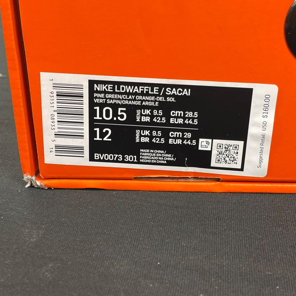 Nike LD Waffle sacai Pine Green 10.5 (Moderately Worn Pre-Owned)NikePine Green/Clay Orange-Del Sol-Bright Magenta - Image 7