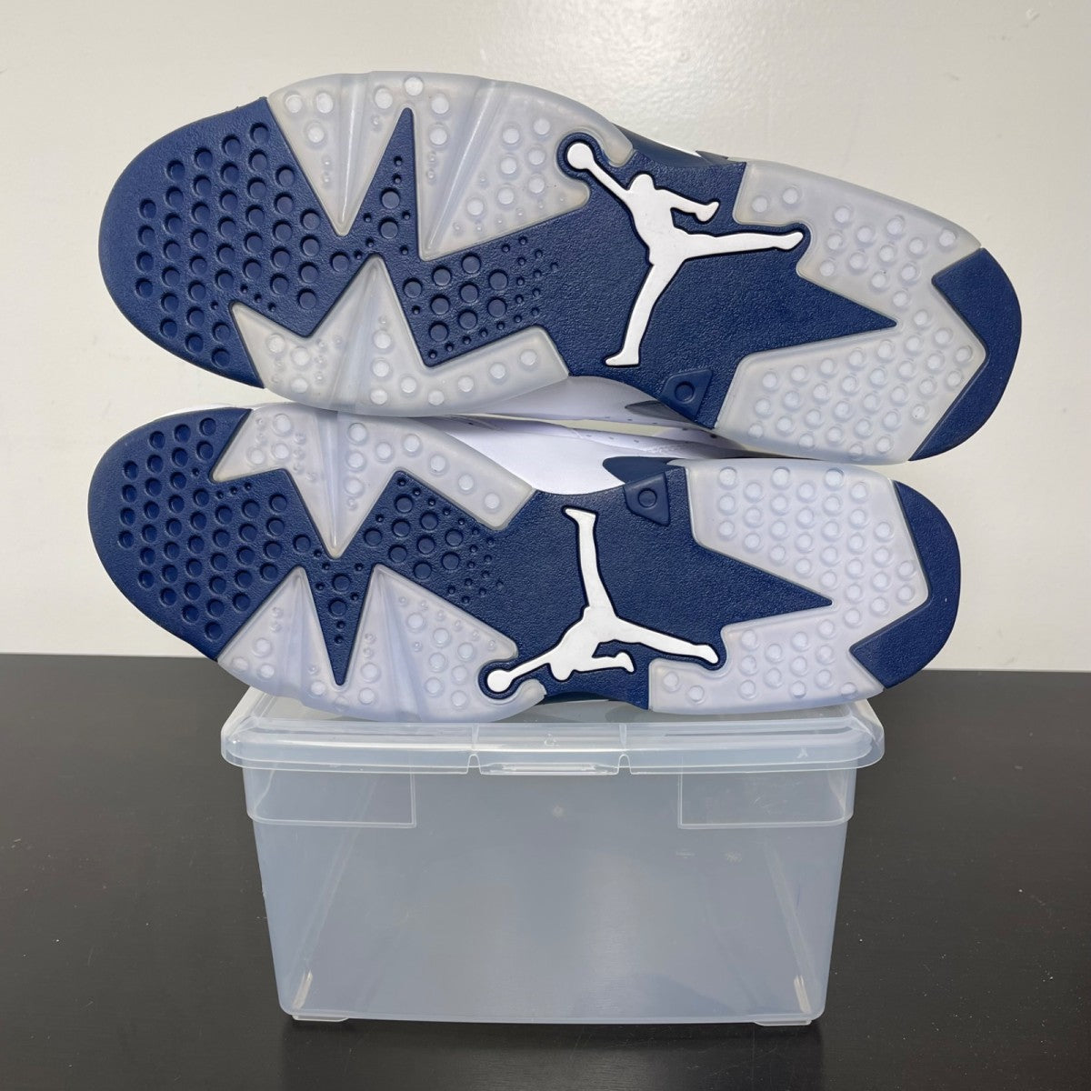 Jordan 6 Retro Midnight Navy (2022) 14 (New Pre-Owned)JordanWhite/Midnight Navy - Image 5