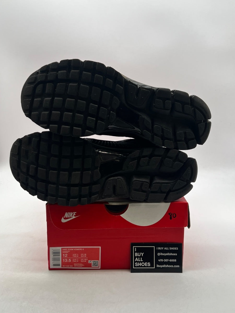 Nike Zoom Vomero 5 Triple Black 12 (Lightly Worn Pre-Owned) - Image 8