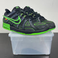 Nike Air Rubber Dunk Off-White Green Strike 12 (Moderately Worn Pre-Owned)NikeBlack/White-Green Strike - Image 1