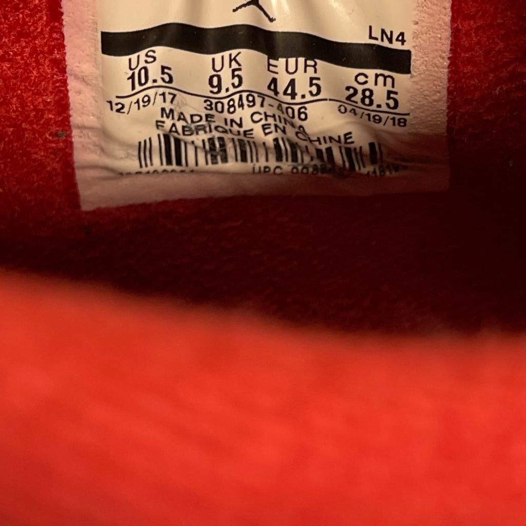 Jordan 4 Retro Travis Scott Cactus Jack 10.5 (Moderately Worn Pre-Owned)JordanUniversity Blue/Black-Varsity Red - Image 6