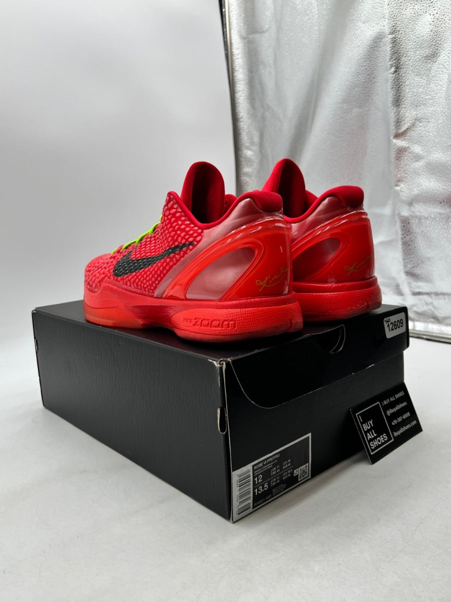 Nike Kobe 6 Protro Reverse Grinch 12 (Lightly Worn Pre-Owned) - Image 4