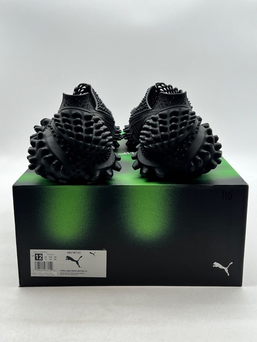 Puma Mostro 3D A$AP Rocky Black 12 (Lightly Worn Pre-Owned)PumaPUMA Black - Image 3