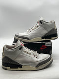 Jordan 3 Retro White Cement Reimagined 11.5 (Heavily Worn Pre-Owned)JordanSummit White/Fire Red/Black/Cement Grey - Image 1