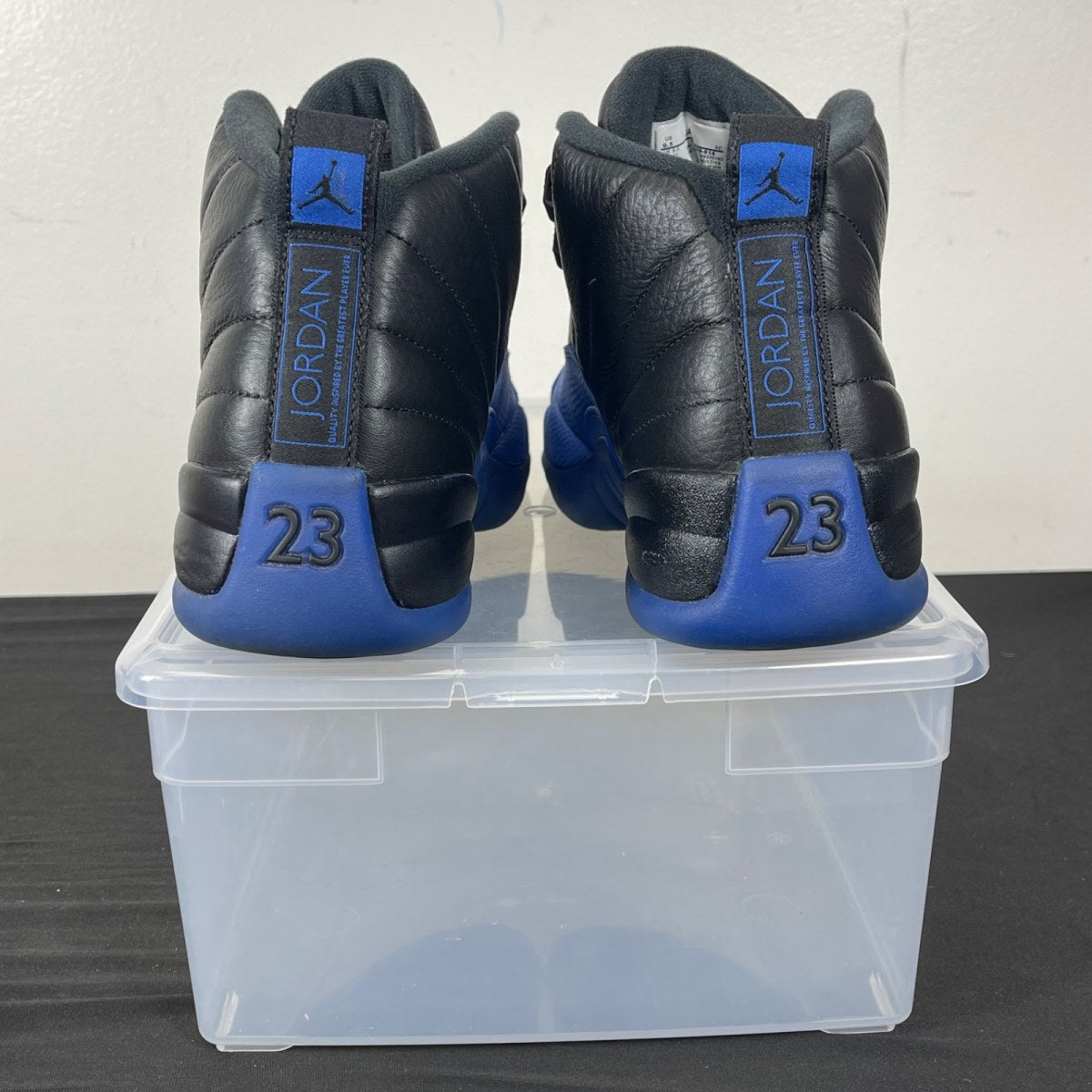 Jordan 12 Retro Black Game Royal (Size 9.5) - Image 4
