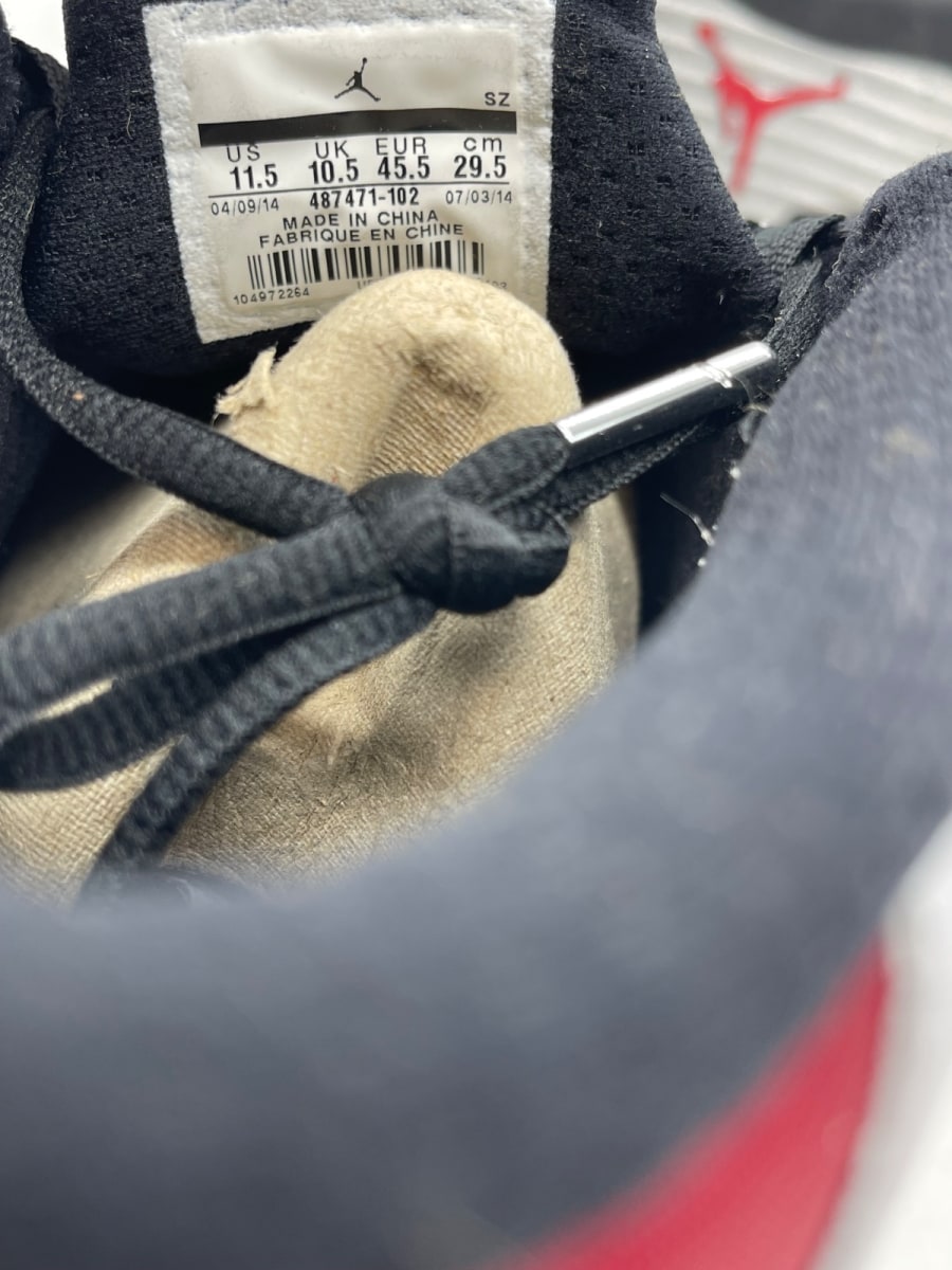 Jordan 14 Retro Black Toe (2014) 11.5 (Moderately Worn Pre-Owned) - Image 8