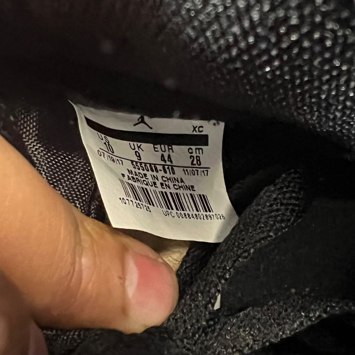 Jordan 1 Retro High Bred Toe 10 (Lightly Worn Pre-Owned)JordanGym Red/Black-Summit White - Image 4