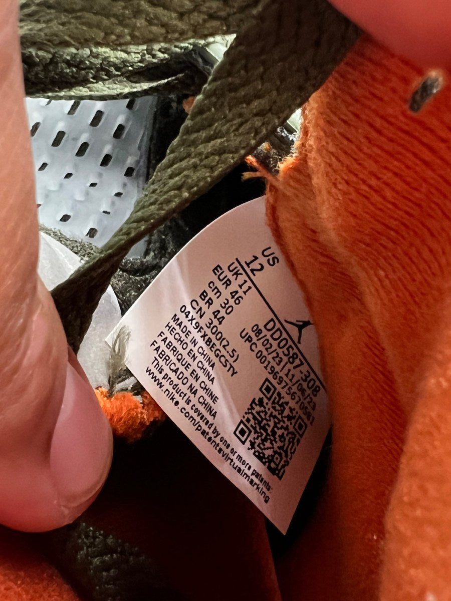 Jordan 5 Retro Olive (2024) 12 (Lightly Worn Pre-Owned) - Image 9