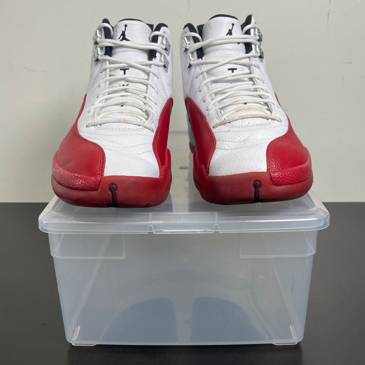 Jordan 12 Retro Cherry (2023) 12 (Moderately Worn Pre-Owned)JordanWhite/Black/Varsity Red - Image 2