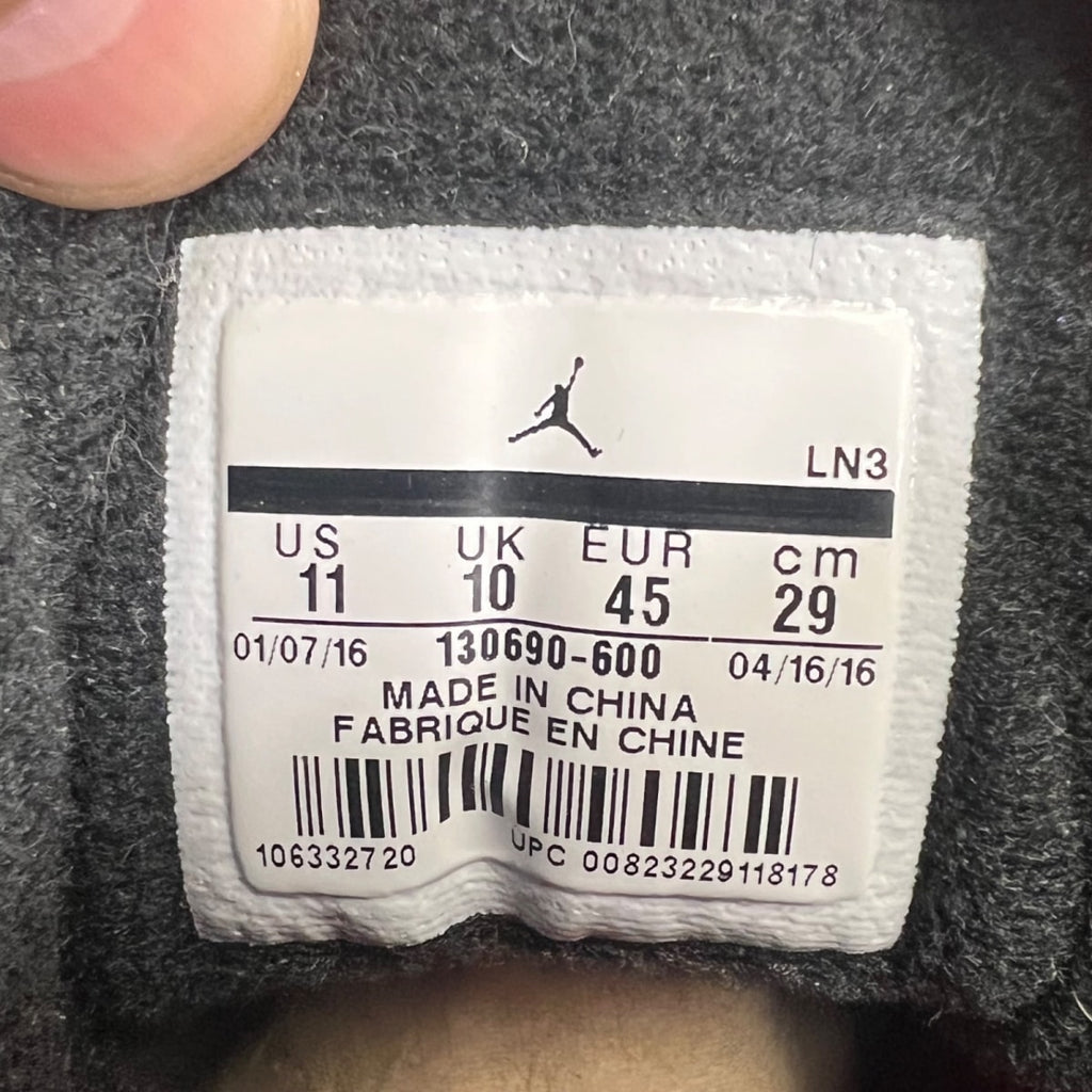 Jordan 12 Retro Gym Red 11 (Lightly Worn Pre-Owned)JordanGym Red/Black-White - Image 7
