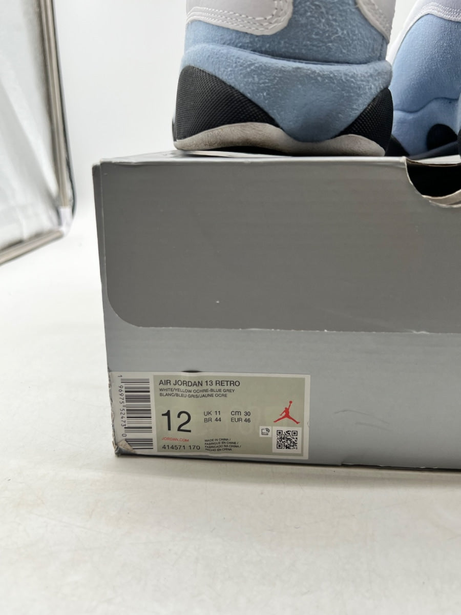 Jordan 13 Retro Blue Grey 12 (Moderately Worn Pre-Owned) - Image 6