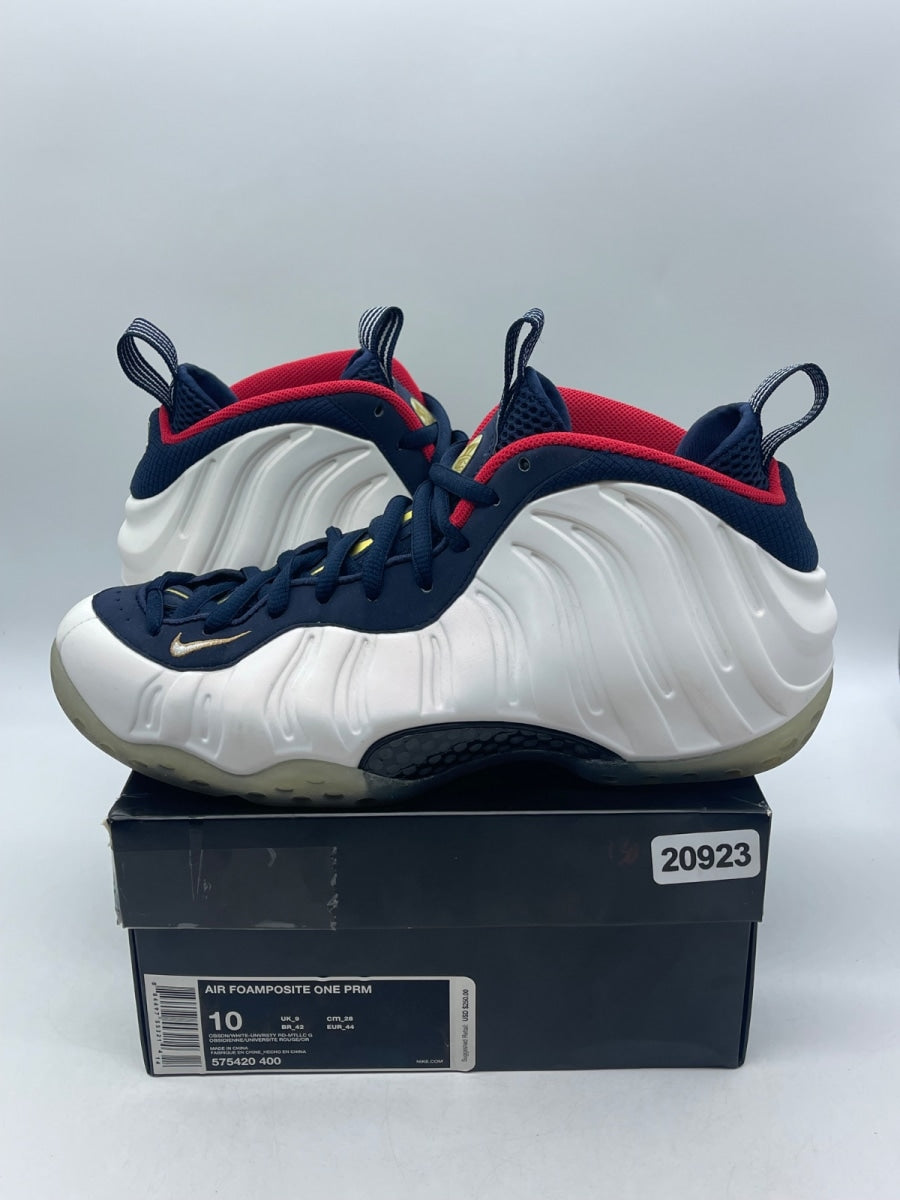 Nike Air Foamposite One Olympic 10 (Moderately Worn Pre-Owned) - Image 1