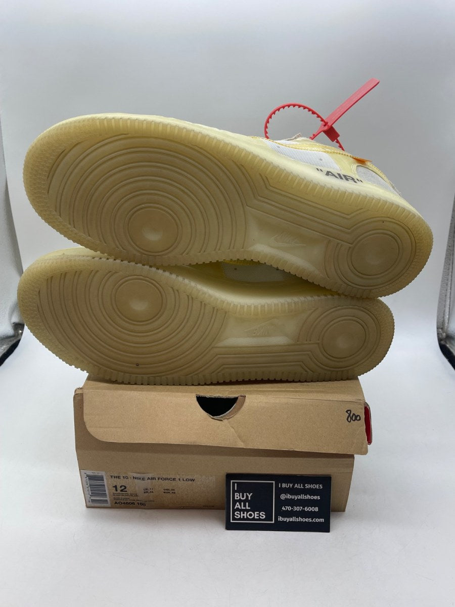 Nike Air Force 1 Low Off-White 12 (Moderately Worn Pre-Owned)