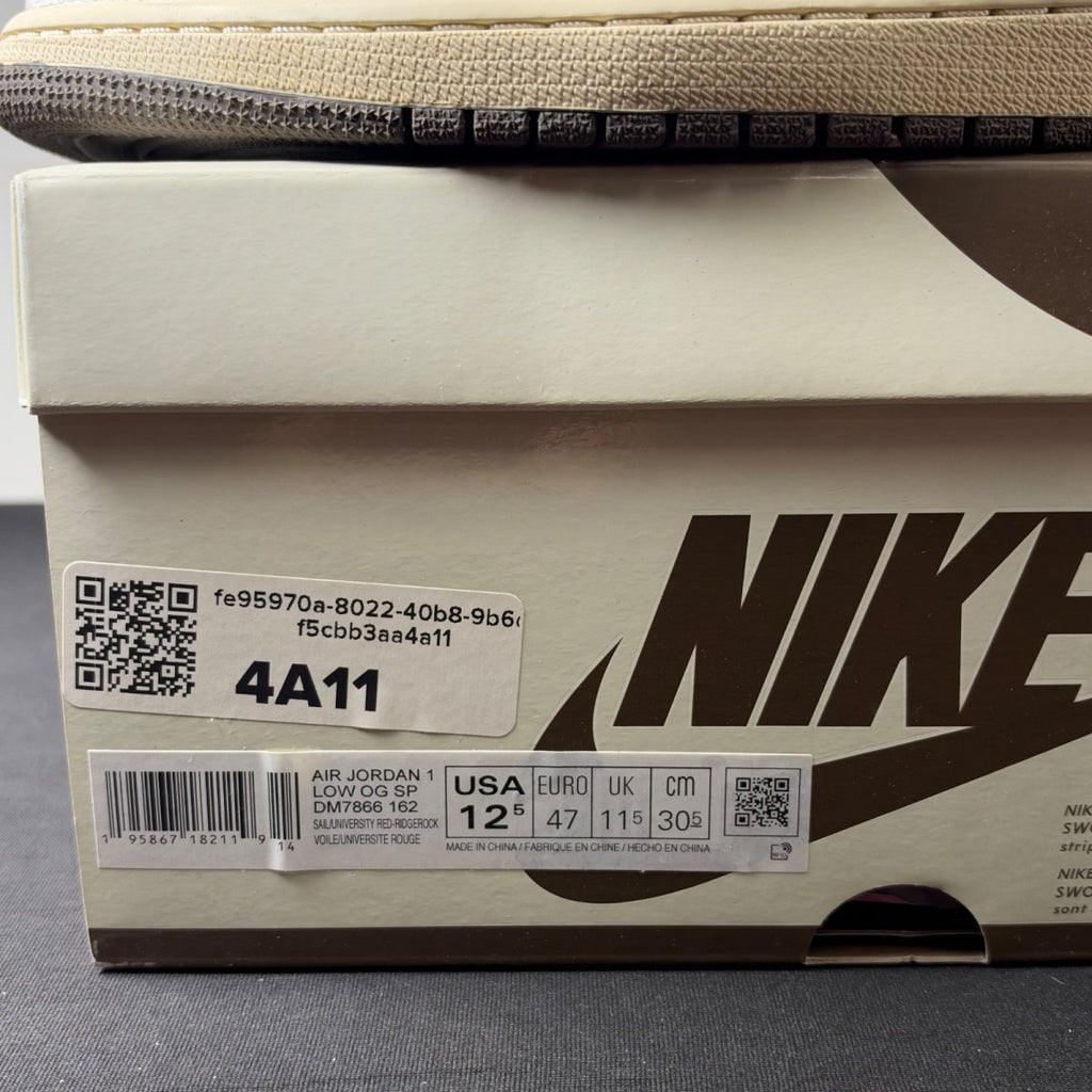 Jordan 1 Retro Low OG SP Travis Scott Reverse Mocha (Size 12.5) - Image 4